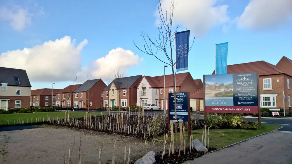 UK new-build housing development